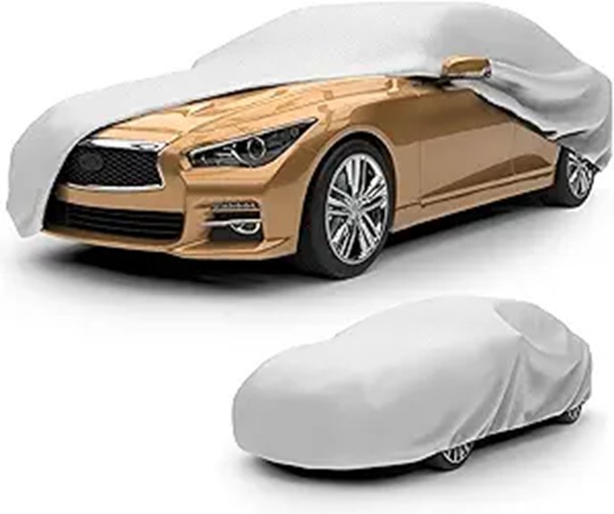 Budge Lite Indoor Breathable Car Cover for Mid-Size Sedans