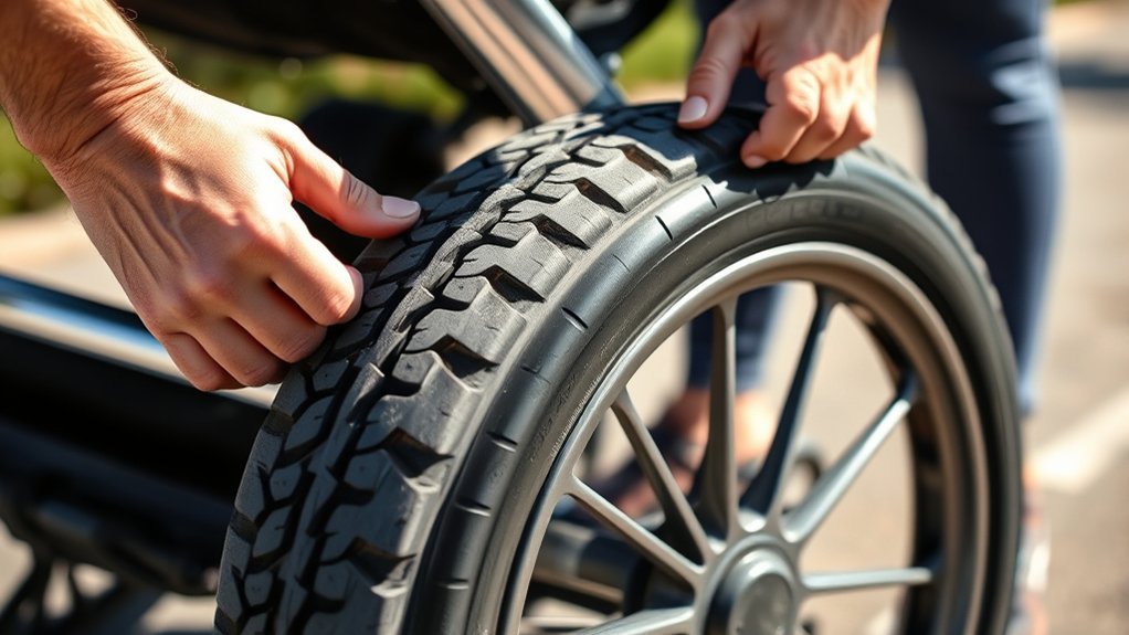 inspect wheel before removal