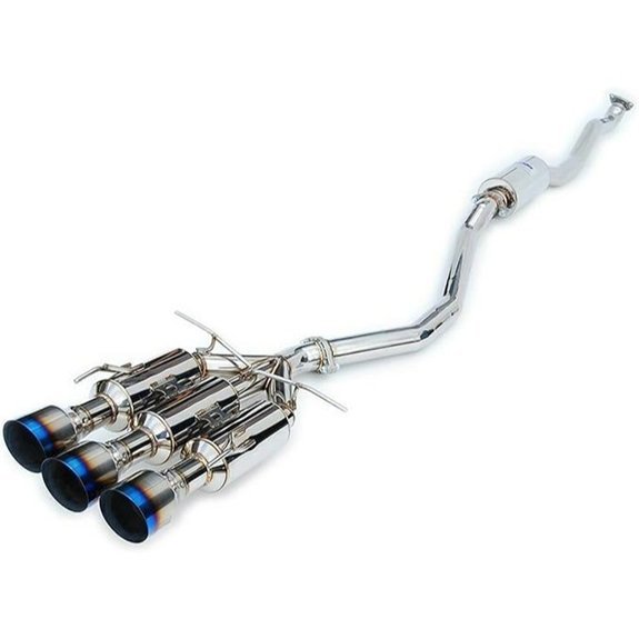 Invidia Gemini Cat-Back Exhaust with Ti Burnt Tips