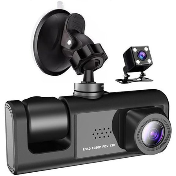 3-Channel Dash Cam for Jeep Wrangler JK (2007-2018)