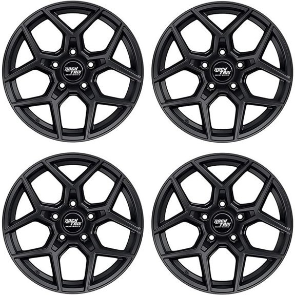 RockTrix RT105 17 Wheels for Jeep Wrangler (Set of 4)