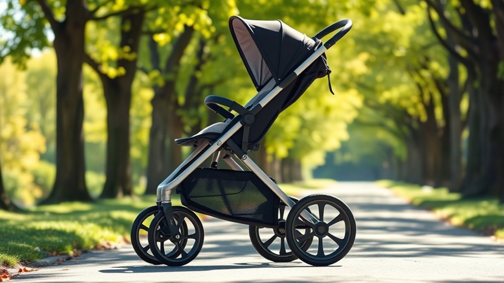jogging stroller safety features