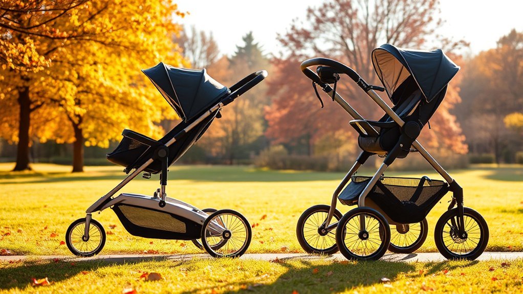 jogging vs running strollers