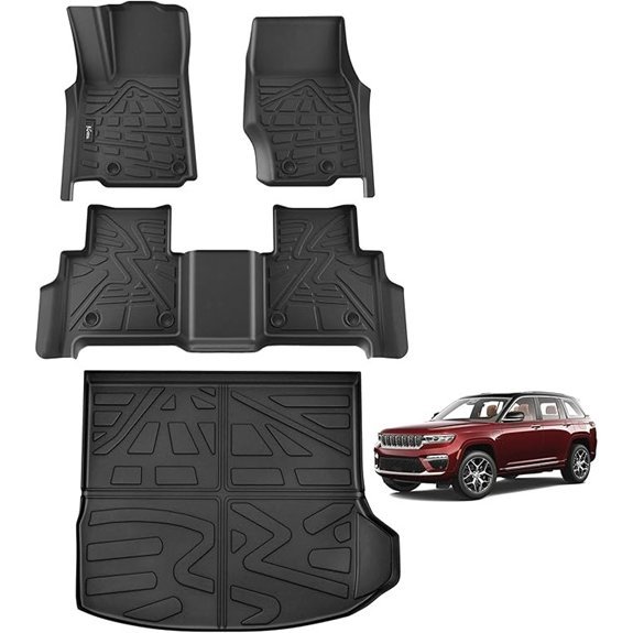 KARPAL TPE All-Weather Floor Mats for 2022-2025 Jeep Grand Cherokee