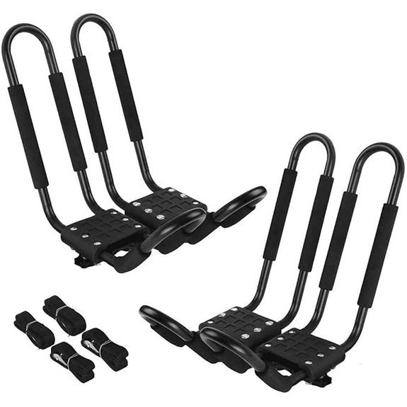 PIRIPARA J-Bar Kayak & Canoe Roof Rack (Set of 4)
