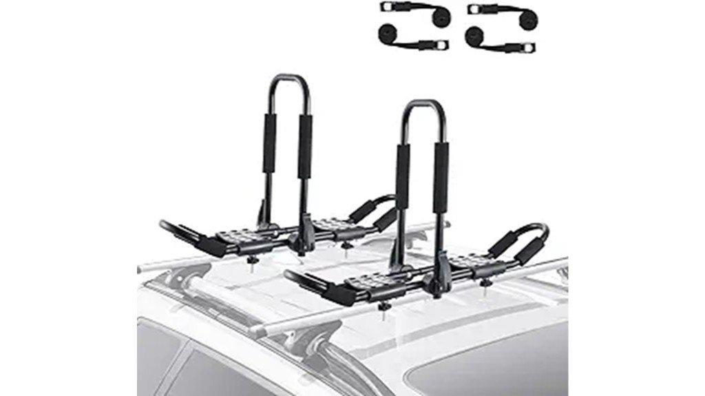 kayak roof rack j bar