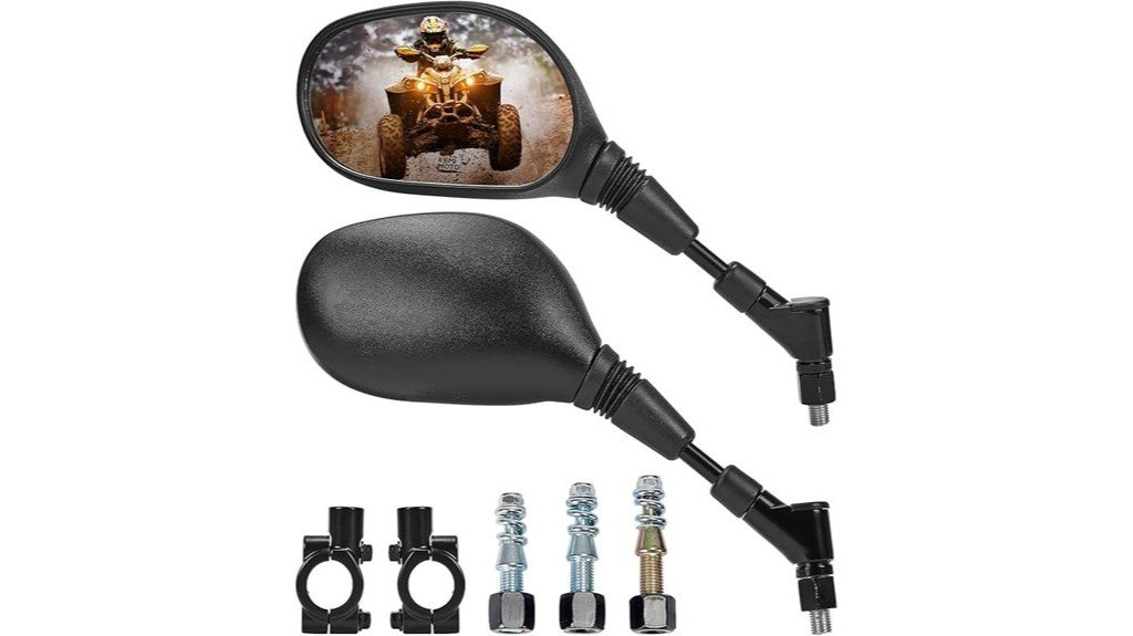 kemimoto atv mirrors review