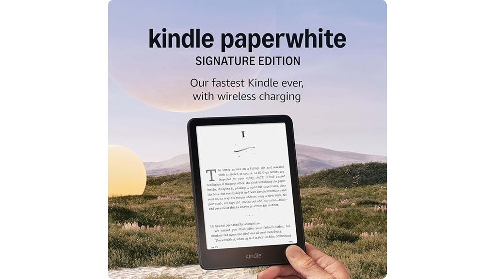 kindle paperwhite signature edition