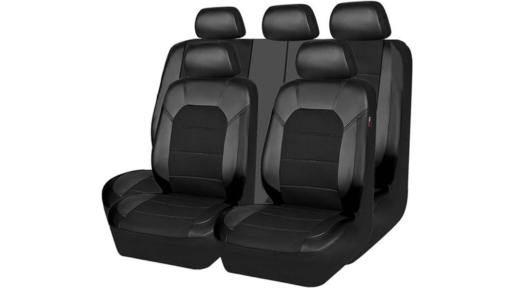 leather and mesh seat covers