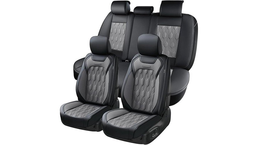 leather seat covers set