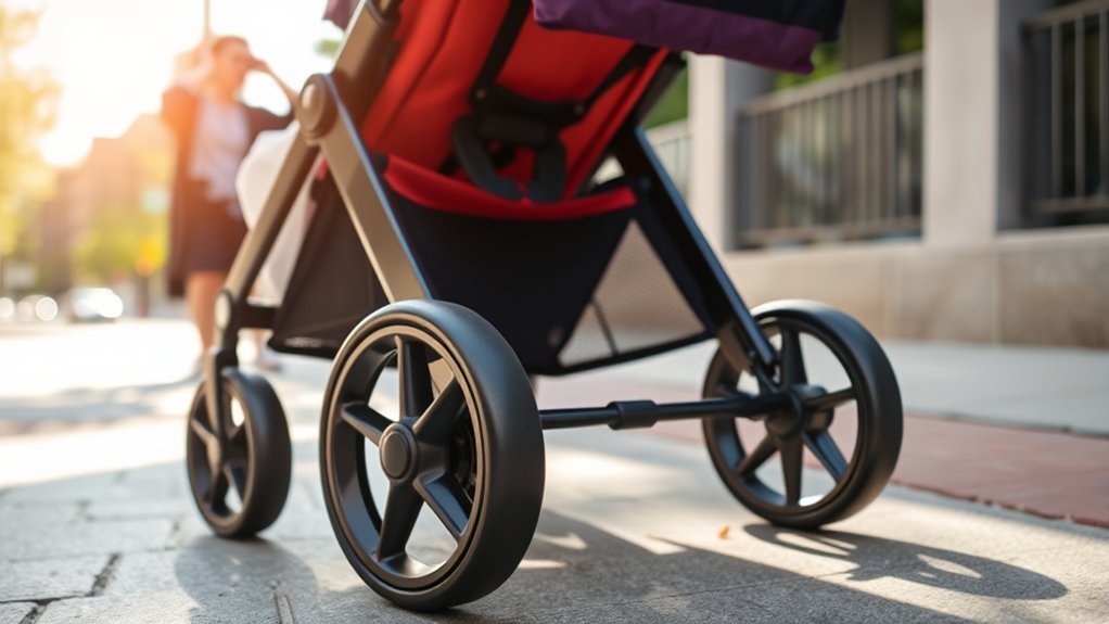 lightweight compact safe stroller