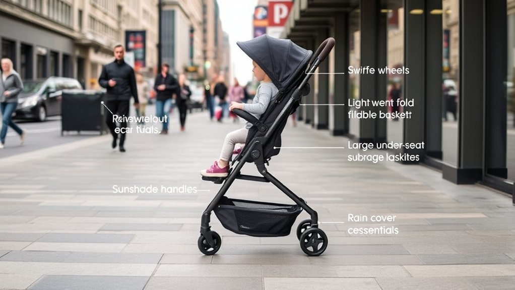 lightweight durable compact stroller