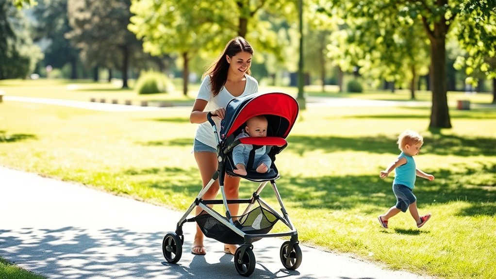 lightweight portable child stroller