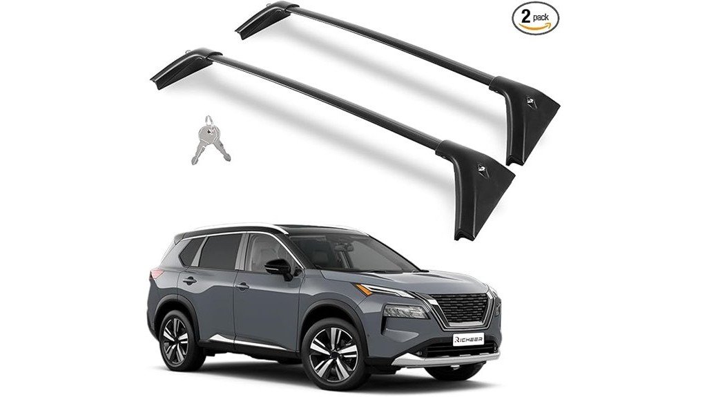 lockable aluminum cross bars