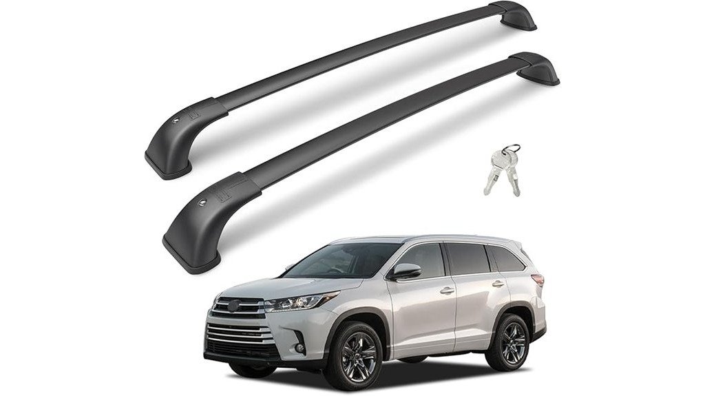 lockable aluminum roof rack