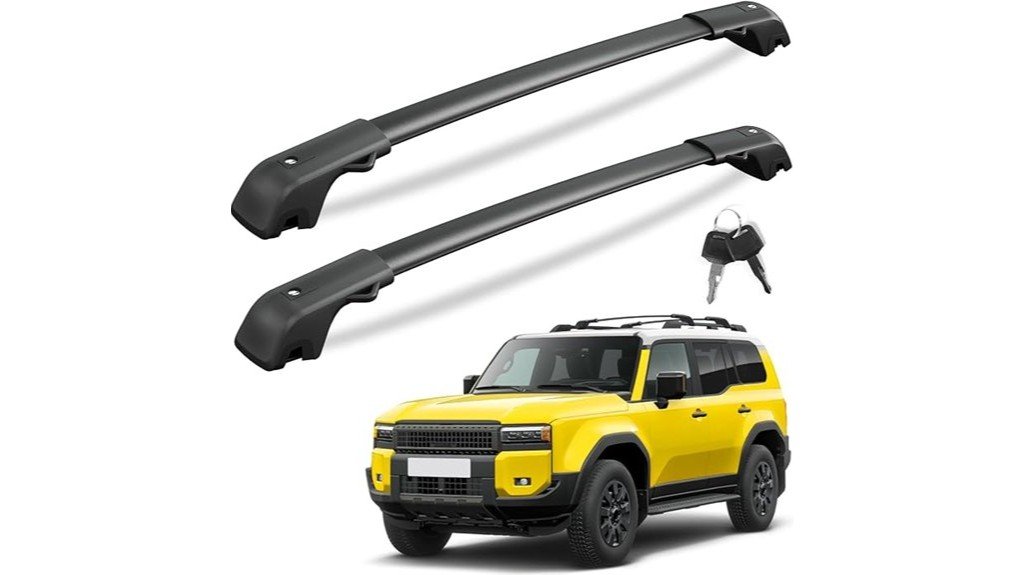 lockable aluminum roof rack