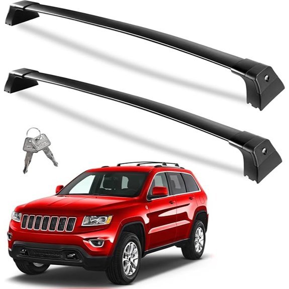 Heavy Duty Lockable Roof Rack Cross Bars for Jeep