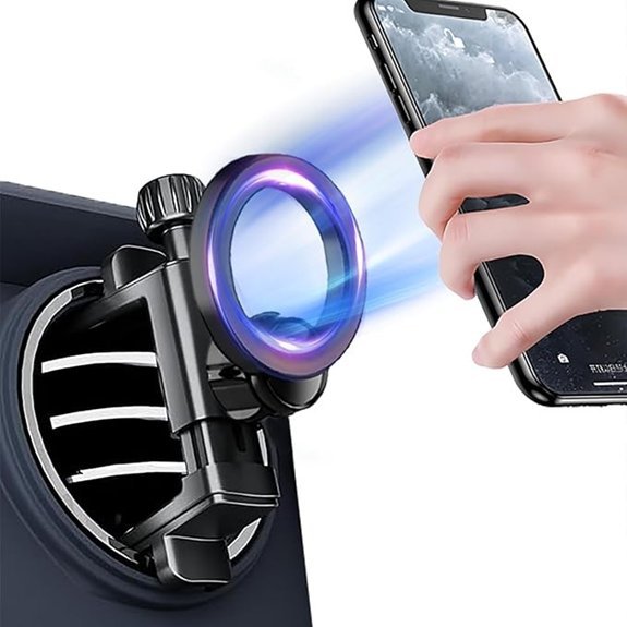 Magnetic Round Air Vent Car Phone Mount (Mercedes Jeep)