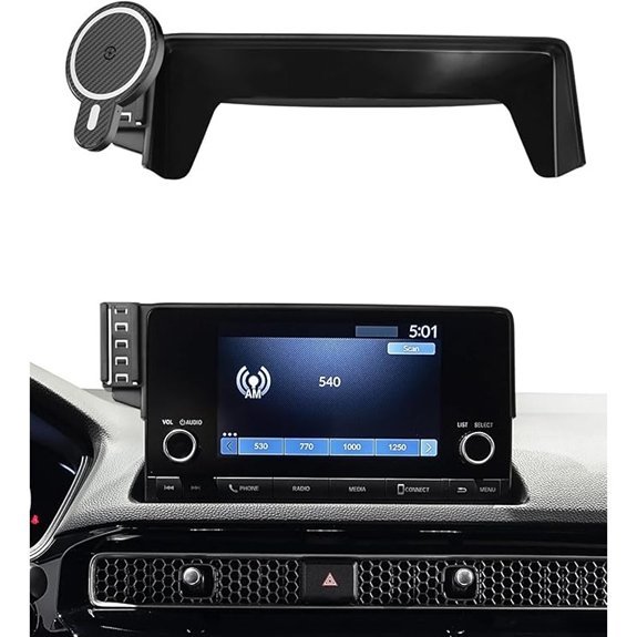 PZK Magnetic 15W Wireless Car Phone Mount for Honda Civic