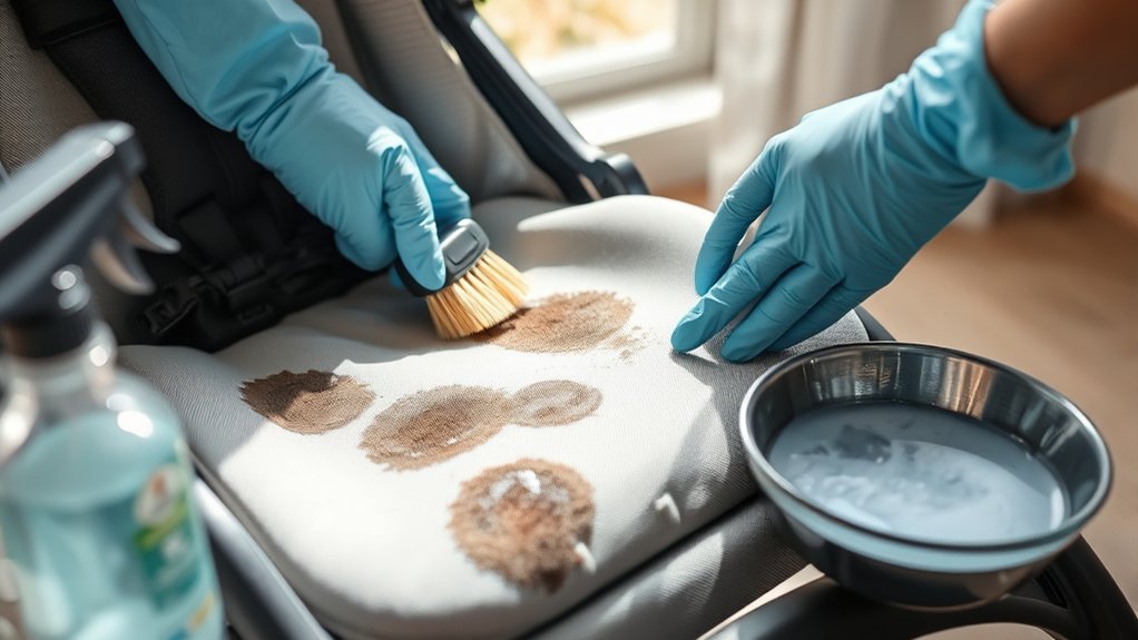 mildew removal from stroller