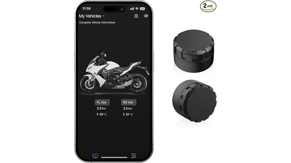motorcycle tire pressure system