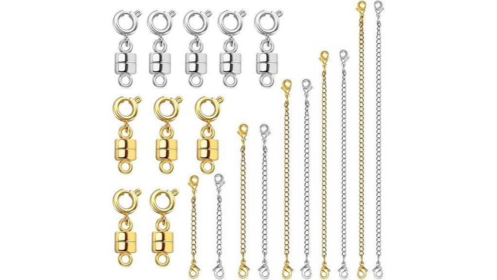 necklace extender with clasp