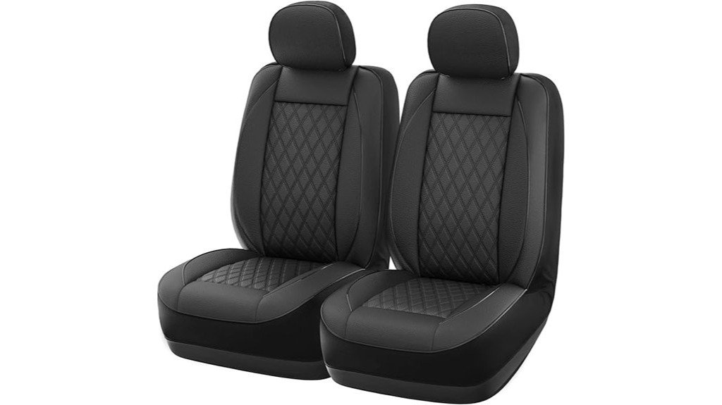 nissan black front seat cover