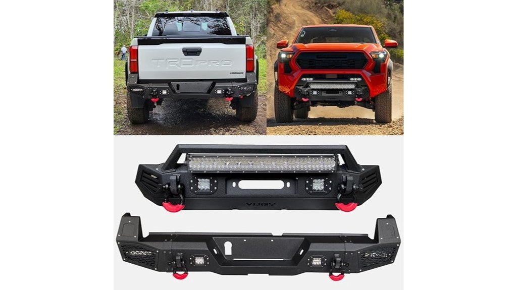 off road steel bumpers package