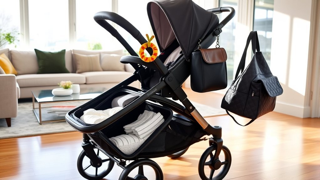 optimize stroller storage solutions