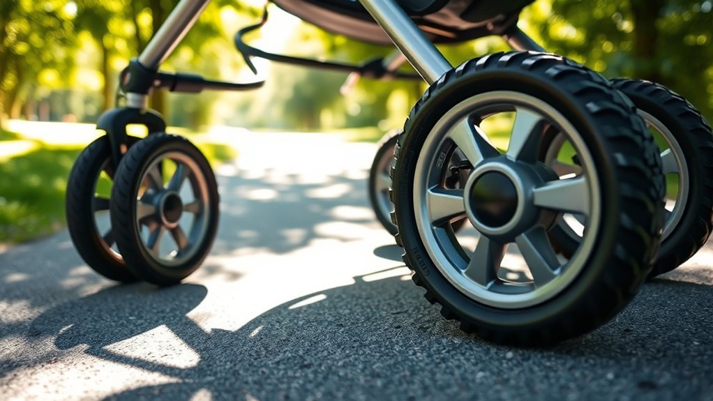 optimize stroller tire pressure