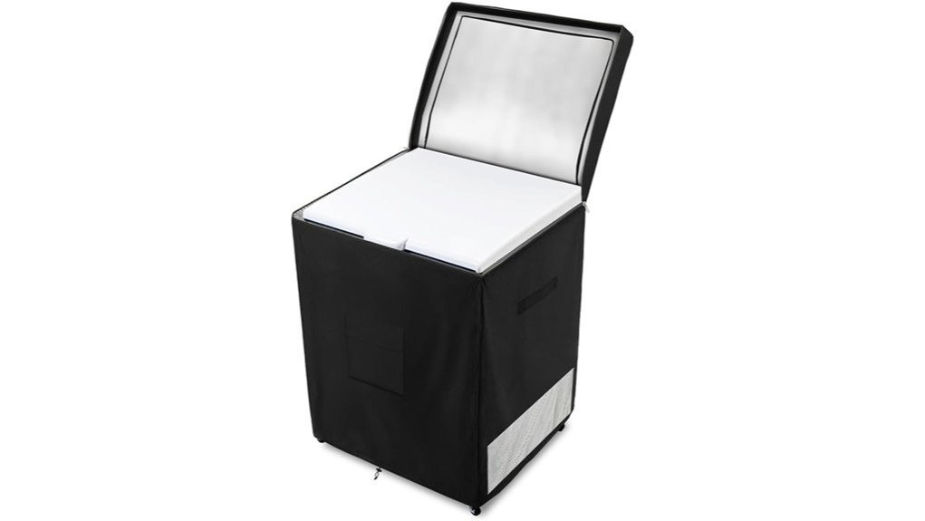 outdoor deep freezer protection