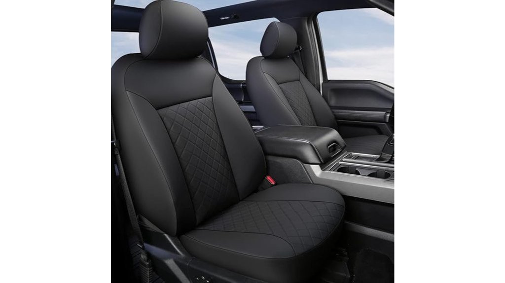 panda seat covers black