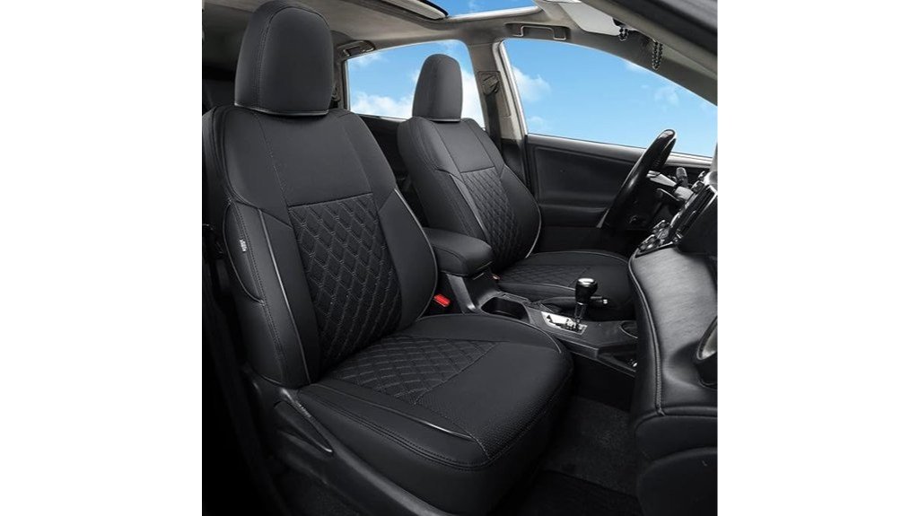 panda themed car seat covers