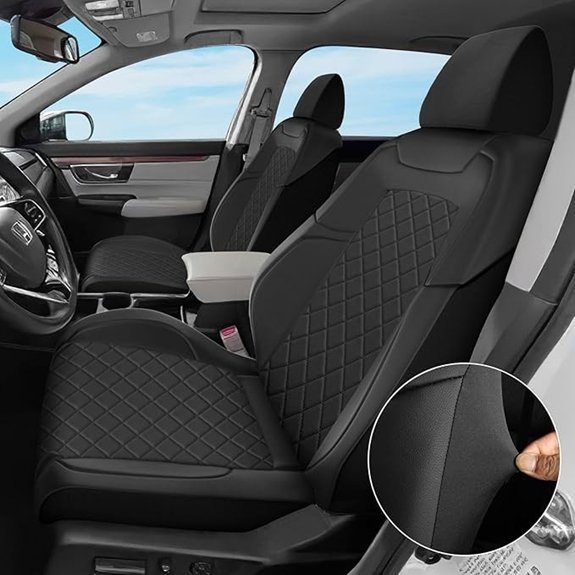 GIANT PANDA Front Seat Covers for Honda CR-V