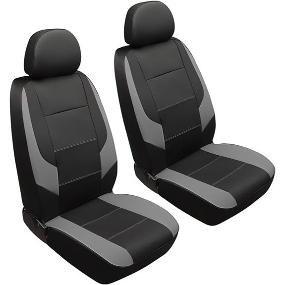 GIANT PANDA Leather Front Seat Covers for Hyundai (2-Pack)