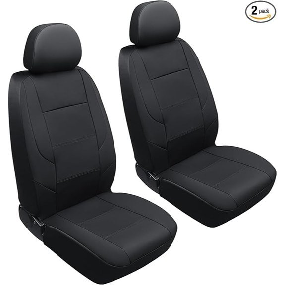 GIANT PANDA Leather Front Seat Covers for Subaru (2-Pack)