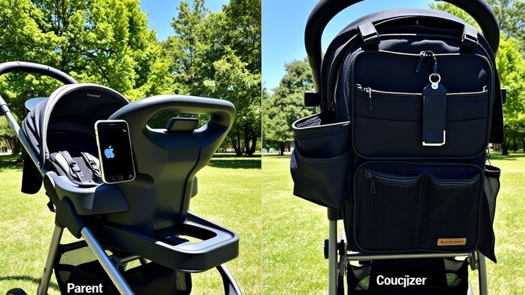 parent consoles vs organizers