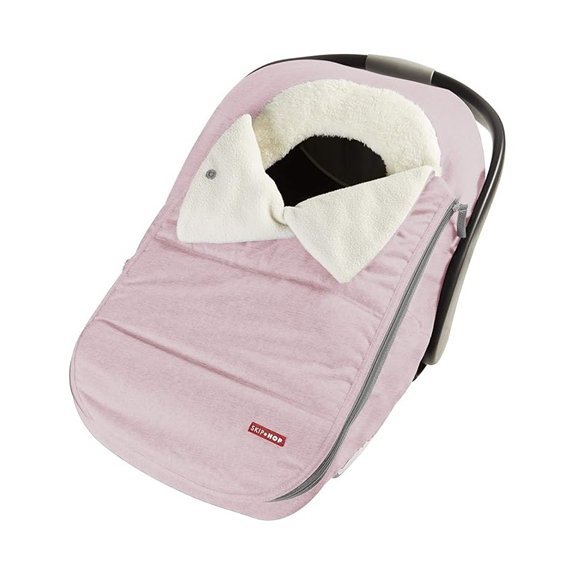 Skip Hop Winter Car Seat Cover Stroll & Go Pink Heather