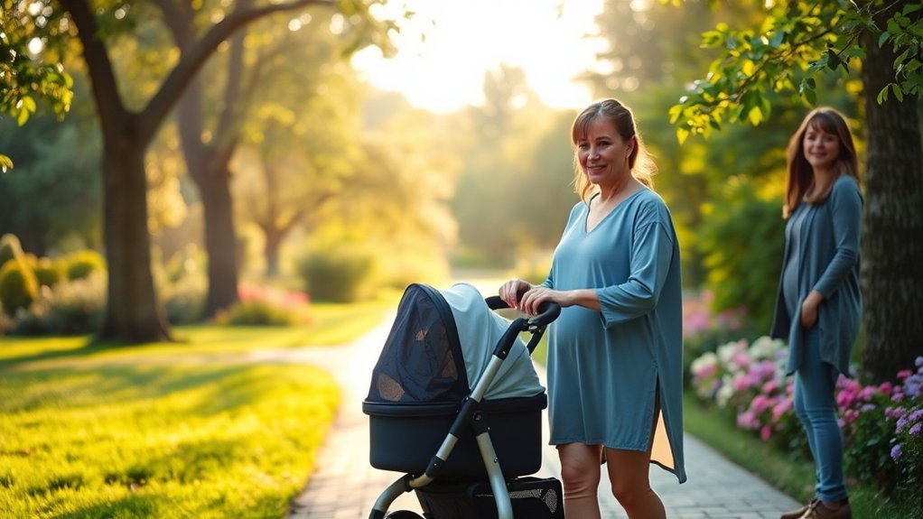 post c section stroller guidance