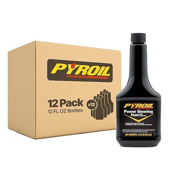 Power Steering Fluid with Stop Leak (12 oz 12-pack)