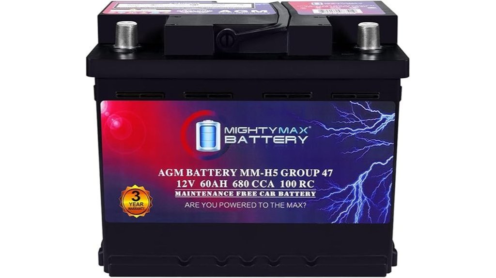 powerful agm car battery