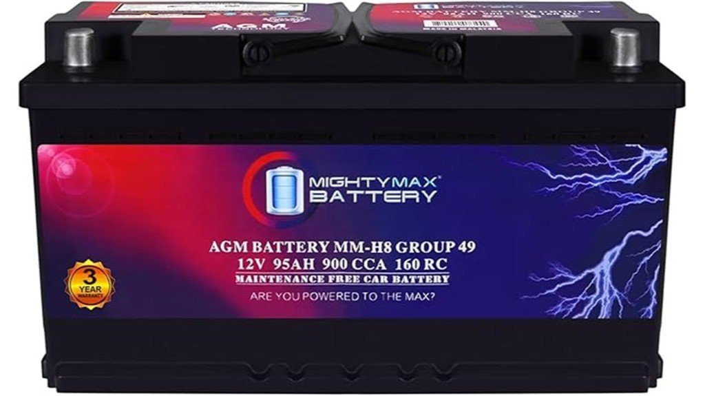 powerful agm car battery