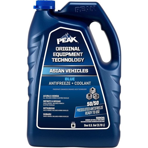 PEAK OET 50/50 Prediluted Blue Antifreeze/Coolant (1 Gal)