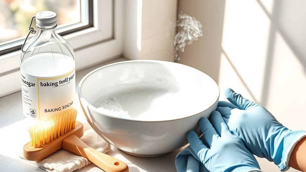 prepare chlorine cleaning solution