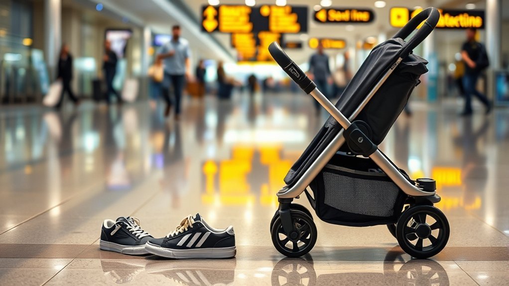 prepare stroller for screening