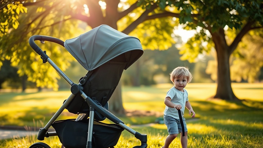 preschooler stroller safety features