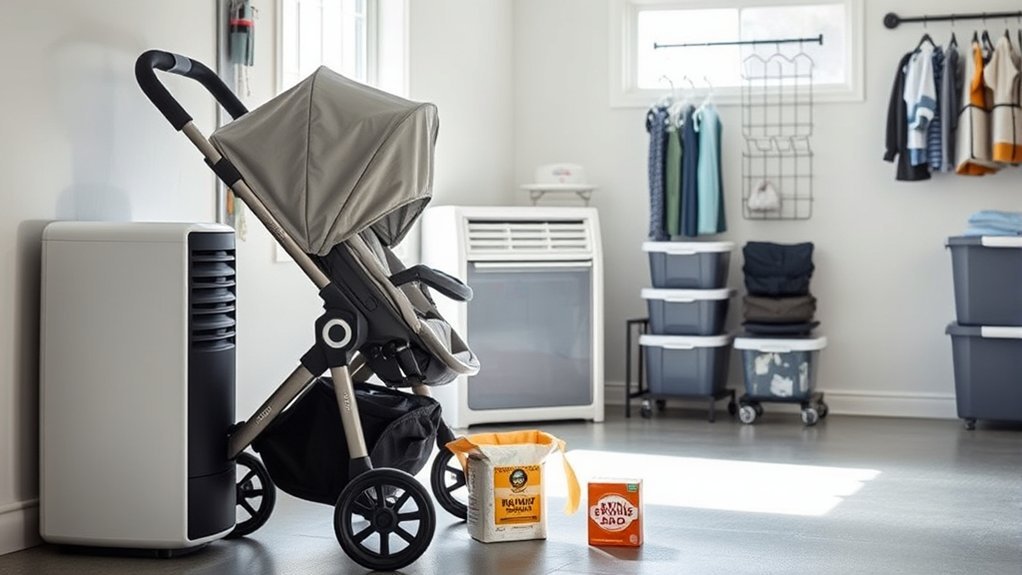 prevent stroller mold storage