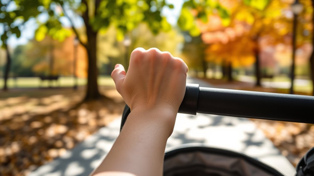 preventing stroller wrist pain