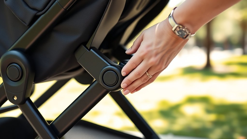 proper stroller folding techniques