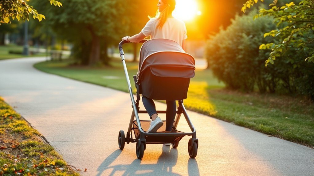 proper stroller pushing techniques